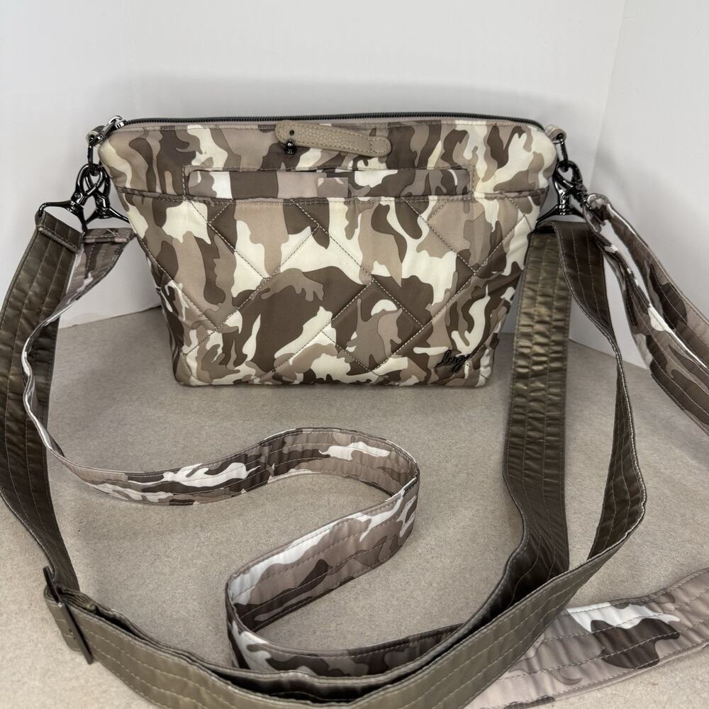 Lug Flare 2 Shoulder Convertible Crossbody Bag Camo‎